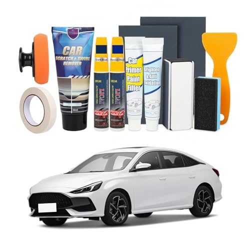 Auto Kratzer Entferner, Autolack Kratzer Entfernen, Auto Lack Reparatur Kratzer Entferner Polierpaste Auto für Lack Kratzer Wasserflecken Swirl (12, Perle dunkelblau + Leidenschaft blau) von Perechges
