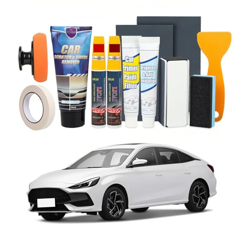 Auto Kratzer Entferner, Autolack Kratzer Entfernen, Auto Lack Reparatur Kratzer Entferner Polierpaste Auto für Lack Kratzer Wasserflecken Swirl (12, Reines Rot + Perlrot) von Perechges