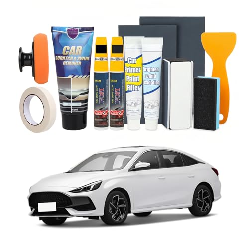 Auto Kratzer Entferner, Autolack Kratzer Entfernen, Auto Lack Reparatur Kratzer Entferner Polierpaste Auto für Lack Kratzer Wasserflecken Swirl (12, Reines Schwarz + Perlschwarz) von Perechges