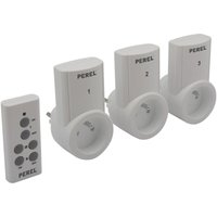 FUNK-STECKDOSEN-SET (3 x FUNK-STECKDOSE + FERNBEDIENUNG) von Perel