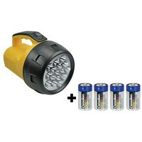 Perel - led-handscheinwerfer - 16 LEDs - 4 x d-batterie von Perel