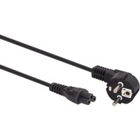 Netzkabel - schwarz - cee 7/7 90° + C5 - 1.8 m - H05VV-F 3G0.75 mm² Netzkabel - schwarz - cee 7/7 90° + C5 - 1.8 m - H05VV-F 3G0.75 mm² von Perel