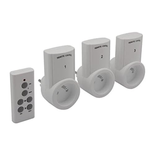 PEREL - 7500-3N2 7500 – 3 N2 Spiel 3-fach mit Fernbedienung 176367 von Perel