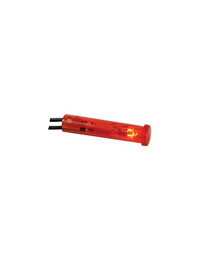 PEREL - CRAF006R Led-Signalleuchte, Runde, 7 mm, Rot 141413 von Perel