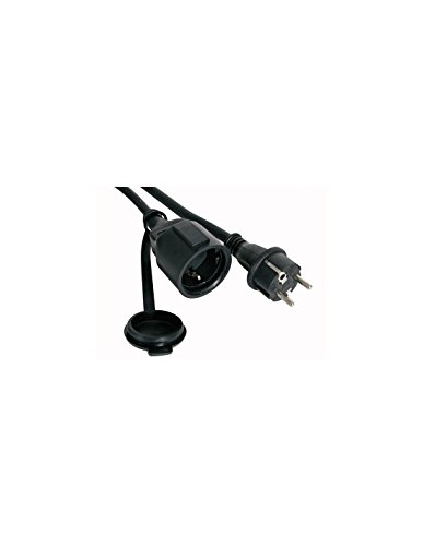 PEREL - EC05R25-G Gummi Verlängerungskabel, 3G2,5, 5 m Länge, Schwarz 142046 PEREL - EC05R25-G Gummi Verlängerungskabel, 3G2,5, 5 m Länge, Schwarz 142046 von Perel