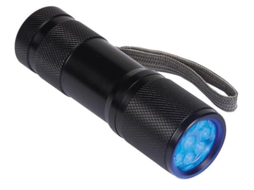 PEREL - EFL41UV UV-Taschenlampe, 9 Leds 175730 von Perel