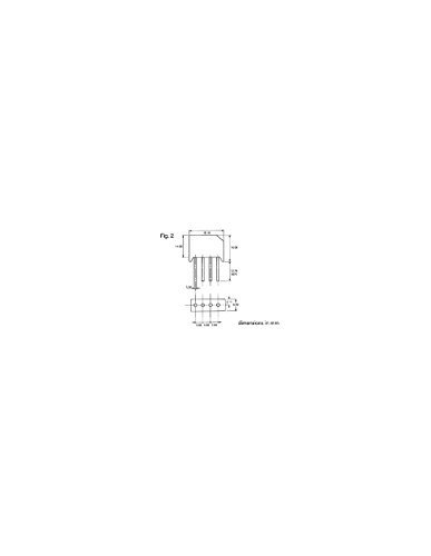 PEREL - RS403 Brückengleichrichter, 200V-4A, 145717 von Perel