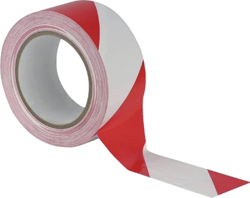 Perel 1187–250 Warnband Absperrband Trassierband – Rot/Weiß Länge 250 Meter von Perel