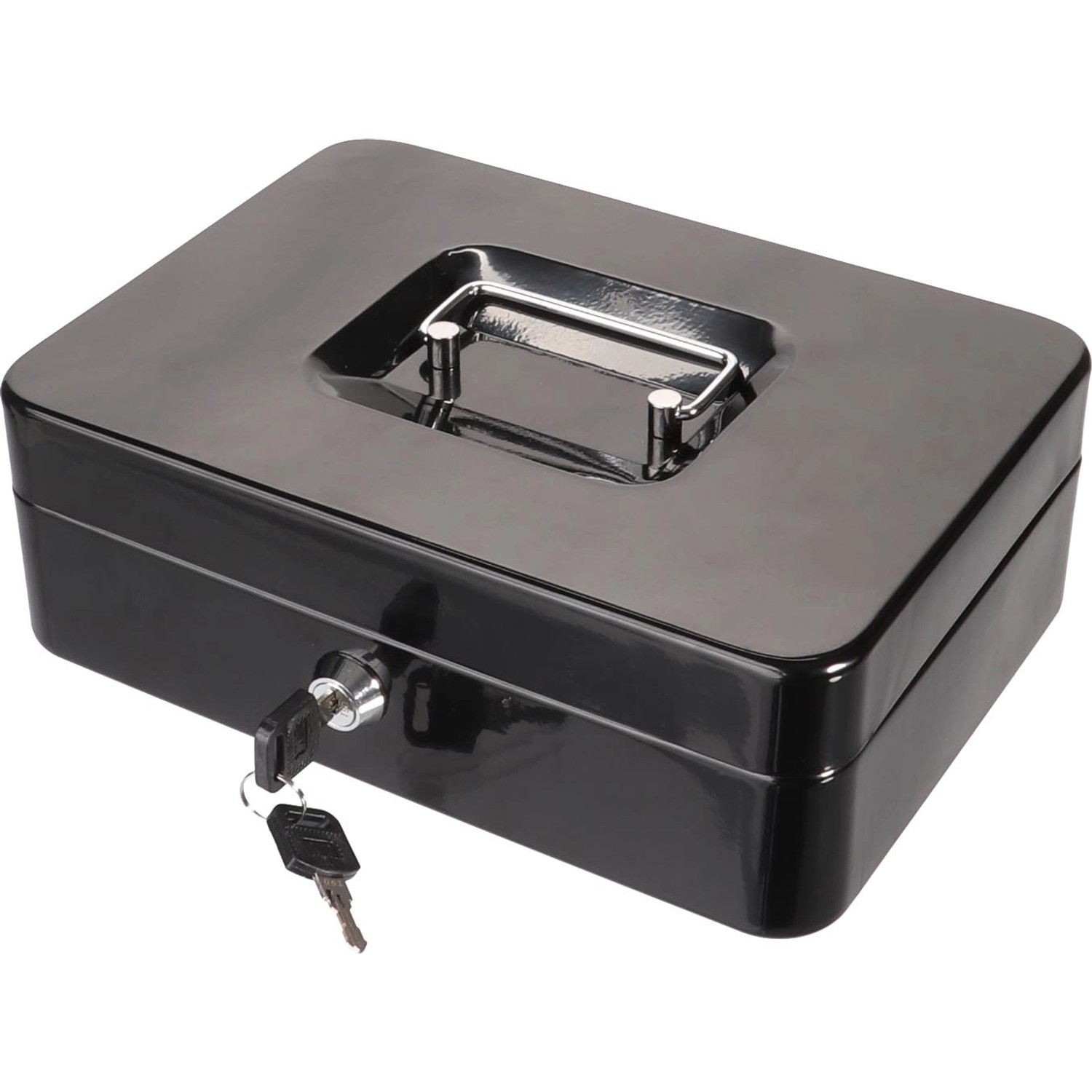 Perel Geldkassette mit Euro-Münzzählbrett 180 mm x 250 mm x 90 mm von Perel