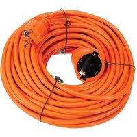 Verlängerungskabel, H05VV-F 3G1.5, 20 m, 16 A/230 v, 3500 w, Typ e/f, Schuko, für innen, pvc, orange - Perel Verlängerungskabel, H05VV-F 3G1.5, 20 m, 16 A/230 v, 3500 w, Typ e/f, Schuko, für innen, pvc, orange - Perel von Perel