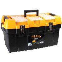 Perel - Werkzeugkasten mit Metallverschlüssen - 564 x 310 x 310 mm - 54 l von Perel