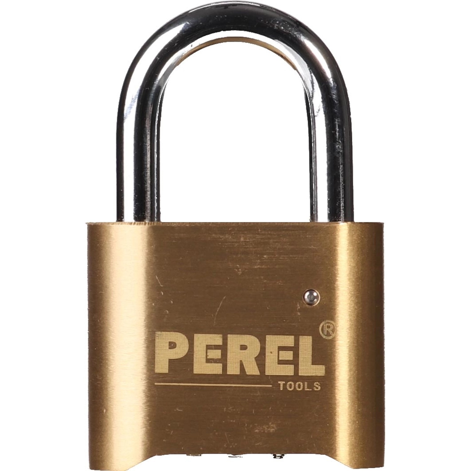 Perel Zahlenschloss Messing 50 mm für höchste Sicherheitsansprüche von Perel