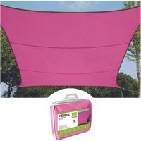 Sonnensegel - rechteckig - 4 x 3 m - farbe: fuchsia von Perel