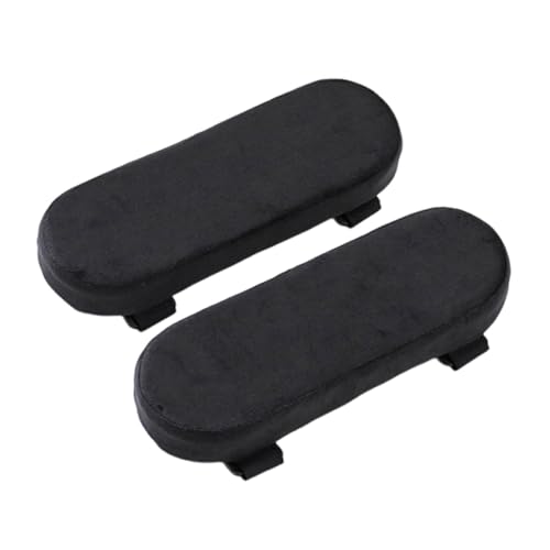 Perfeclan 2 Stück Armlehnenpolster Armstütze Unterarmstütze Gaming Stuhl Auflage Ellbogenkissen mit Abnehmbarem Waschbarem Bezug Durch Reißverschluss für Büro U, Schwarz Perfeclan 2 Stück Armlehnenpolster Armstütze Unterarmstütze Gaming Stuhl Auflage Ellbogenkissen mit Abnehmbarem Waschbarem Bezug Durch Reißverschluss für Büro U, Schwarz von Perfeclan