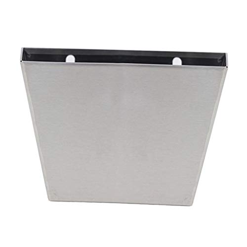 Perfeclan ​Edelstahl Flaschenverschluss-Fänger mit Flaschenöffner – Wandmontage-Box für Kronkorken– Praktischer Bar-Zubehör & Deko – Inkl. 2 Schrauben – Silber，140x65x95mm von Perfeclan