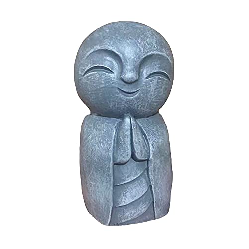 Perfeclan Haltbarer Japanischer Buddha Little Smiling Mönche Im Gebet Mini Statue Ornaments Dekor, von Reisenden Und Kleinen Kindern von Perfeclan