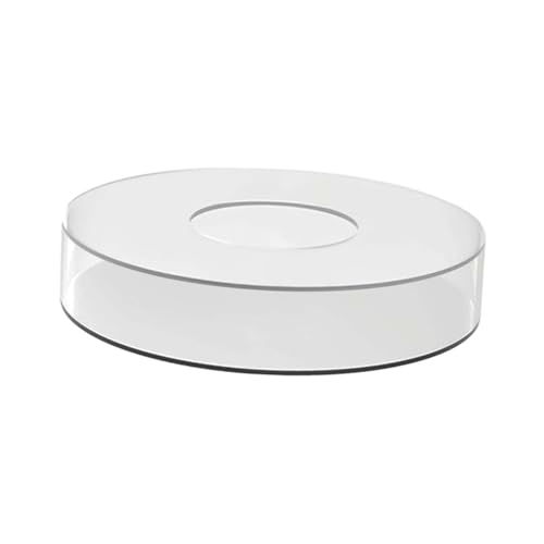 Perfeclan Transparenter Kuchenständer aus Acryl, Food Riser, Desktop-Dekoration, befüllbarer Kuchenhalter für Catering, Urlaub, Brautparty, Event, 20cmx5cm von Perfeclan