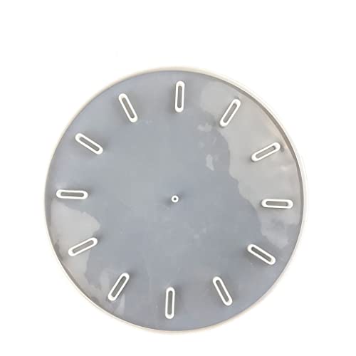 Perfeclan Uhr Silikonform, Große Uhr Harzform Runde/Quadratische Uhr Silikonharzform Wandbehang Form für Epoxid DIY Handwerk Schmuckherstellung - 32,4 cm von Perfeclan