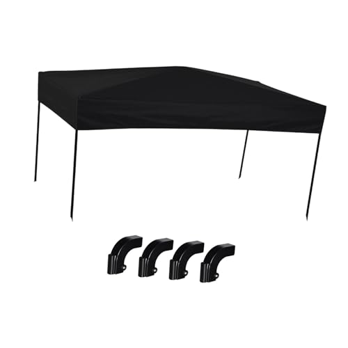 Perfeclan Wagon Canopy Cover Camping Cart Markise Multifunktionale Outdoor-Ausrüstung Picknick für 1,5 cm quadratische Karren Trolley Cart Canopy, Schwarz von Perfeclan
