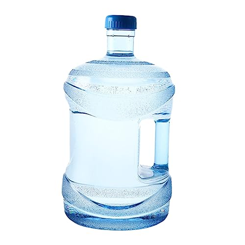 Perfeclan Wasserspeicherkrüge, Wasserspender, Wasserflasche, rund, mit Schraubdeckel, Wasserflaschenträger, Wassertank für, Maschine, Outdoor-Zubehör, 5L Blau von Perfeclan