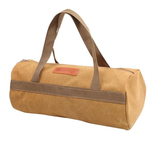 Perfeclan Zelthering-Organizer, tragbare Handtasche, Aufbewahrungstasche, glatter Reißverschluss, praktisch mit Griffen, multifunktional für Wandern und Strand von Perfeclan