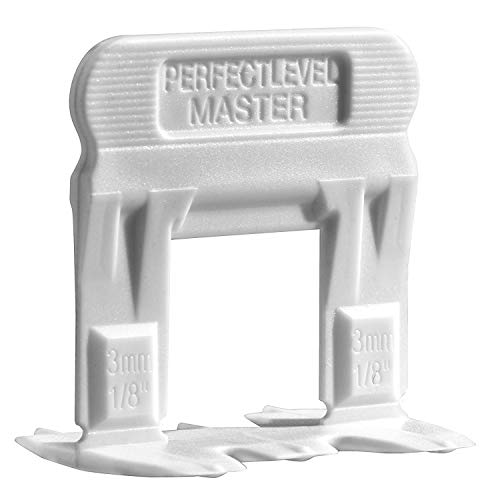 T-Lock 250 Clips Zuglaschen für Fuge 3 mm - Professional Anti lippage Fliesen Nivelliersystem (nur Spacer) - Fliesendicke 6-14 mm, Fliesenverlegung - Verlegesystem von Perfect Level Master von Perfect Level Master