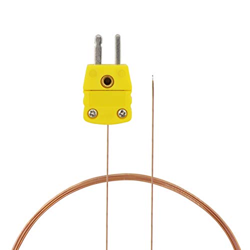 PerfectPrime TL0260, 0,13mm Durchmesser, K-Typ Sensor-Sonde fur K-Typ Thermoelement Thermometer/Meter im Temperaturbereich von -20 bis 260 °C / 500 °F von PerfectPrime