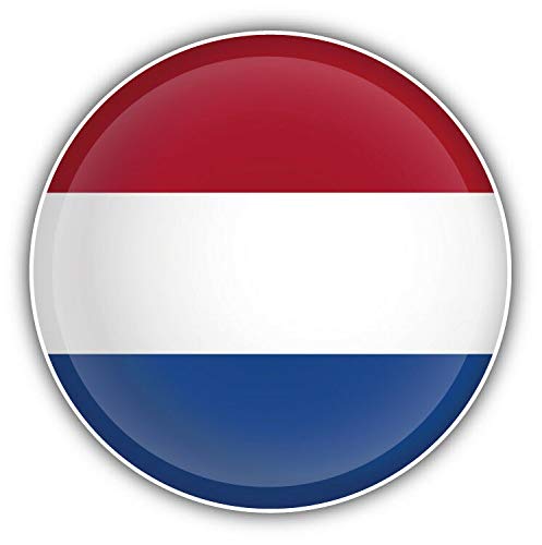 20cm! Hochwertiger Kühlschrank-Auto-Aufkleber Sticker Cartoon Comic Niederlande Flagge Fahne UV&Waschanlagenfest Decal von Perfect Sticker