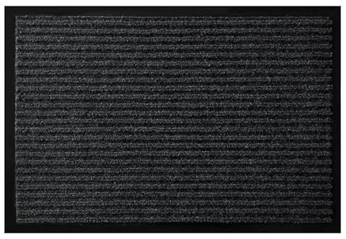 Perfekte Home Textile Fußmatte Gerript Außen 90x150cm Anthrazit, Doormat, eingangsteppich, fußmatte Outdoor wetterfest, fusmattenteppich innen, fusmattenteppich außen, hohe Qualität und Langlebigkeit von Perfect home