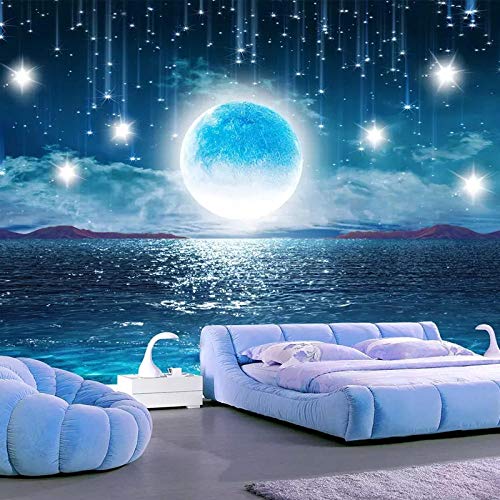 Tapete 3D Fototapete Sternenhimmel 3d nahtlose Hintergrund Tapete Decke Decke Thema Wandbild ktv Hotel Nachtlicht Galaxie Tapete von Perfect wallpape