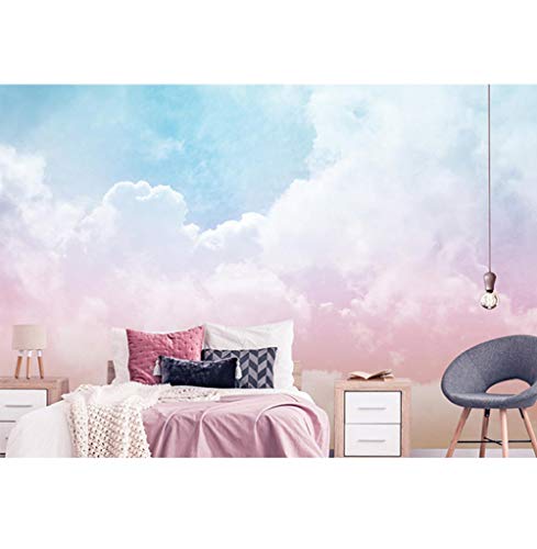 Vliestapete Individuelles Kinderzimmer Stereo Cartoon Tapete Junge Mädchen Modern Minimalistisch Blau Startseite 3D Wandbild Tapete Wohnzimmer Schlafzimmer400cm×280cm von Perfect wallpape