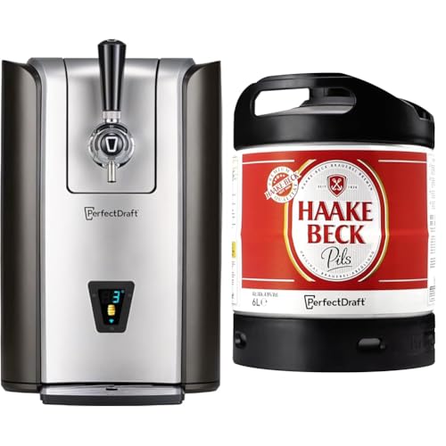 Bundle aus PerfectDraft Pro Zapfanlage + Haake Beck Pils, Perfect Draft (1 x 6l) MEHRWEG Fassbier von PerfectDraft