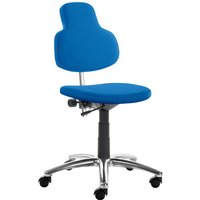 Ergonomischer Bürostuhl in Blau verstellbarer Rückenlehne von PerfectFurn