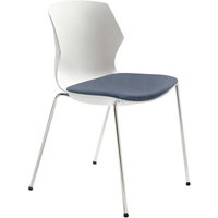 Esstisch Stuhl in Weiß und Blaugrau modern von PerfectFurn