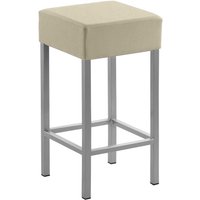 Hocker für Küche 64 cm Sitzhöhe Microfaser Bezug von PerfectFurn