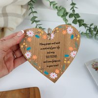 Nur Die Besten Freunde Hinterlassen Fußspuren An Deinem Herzen Herzanhänger Aus Holz Geschenk Für Freund | Besonderer Schwester Nur Die Besten Freunde Hinterlassen Fußspuren An Deinem Herzen Herzanhänger Aus Holz Geschenk Für Freund | Besonderer Schwester von PerfectGiftsPPG
