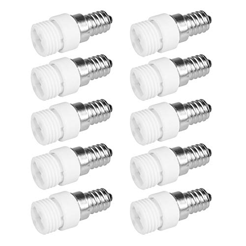 10x Lampensockel Adapter | E14 auf G9 | Lampenfassung Konverter Fassung Sockel Stecker Glühbirne Lampe LED | 10 Stück von PerfectHD