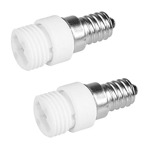 PerfectHD 2x Lampensockel Adapter | E14 auf G9 | Lampenfassung Konverter Fassung Sockel Stecker Glühbirne Lampe LED | 2 Stück von PerfectHD