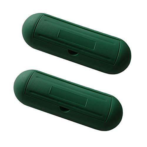 PerfectHD Outdoor Safebox - Sicherheitsbox für Kabelverbindungen im freien - Outdoor Kabelverbinder - 2er-Set - grün von PerfectHD