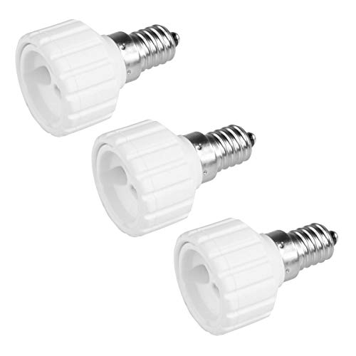 3x Lampensockel Adapter | E14 auf GU10 | Lampenfassung Konverter Fassung Sockel Stecker Glühbirne Lampe LED | 3 Stück von PerfectHD