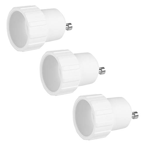 3x Lampensockel Adapter | GU10 auf E14 | Lampenfassung Konverter Fassung Sockel Stecker Glühbirne Lampe LED | 3 Stück von PerfectHD