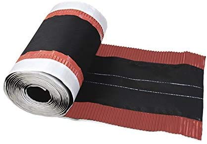 Premio 5m Gewebe Firstrolle/Gratrolle, Breite: 320mm, starke Haftung und hohe Flexiblität auch bei profilierten Dachziegel, Made in Germany, Farbe: rot von PerfectHD