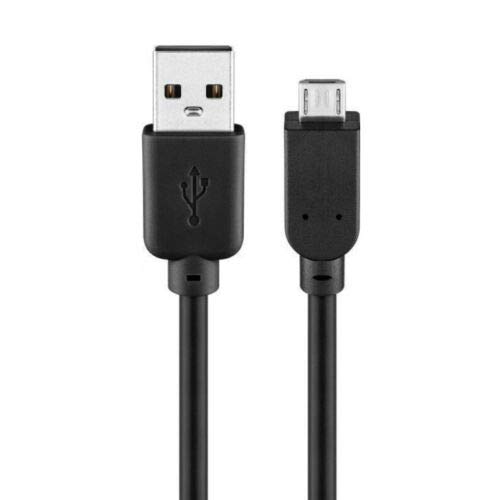 PerfectHD Micro USB 2.0 Kabel | 3m | Verbindungskabel | Datenkabel bis 0,48 Gbit/s | USB 2.0 Stecker (Typ A) > USB 2.0 Micro Stecker (Typ A) | Schwarz | 3 Meter von PerfectHD
