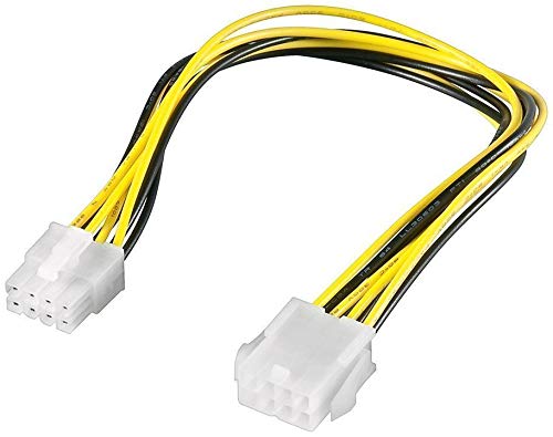 PerfectHD PC PCI Express Strom Verlängerung/Verbindungskabel | PCI Express Stecker (8-polig) zu PCI Express Buchse (8-polig) von PerfectHD