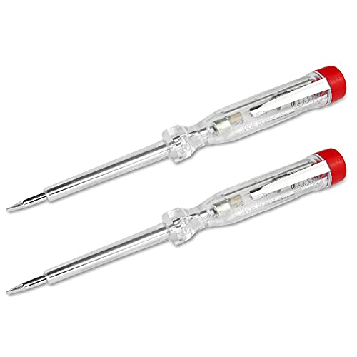 PerfectHD Stromprüfer - Schraubenzieher - Made in Germany - Spannungsprüfer - 60 mm Schaft - 3 mm Klinge - 120 bis 250 V - 2er-Set - 5 Varianten von PerfectHD