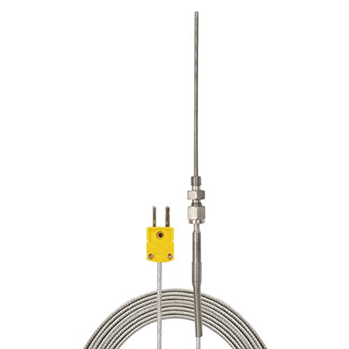 PerfectPrime TL1813 K-Typ Sensor Sonden Metallkopf Sonde fur K-Typ Sonde Thermoelement Sensor & Meter im Temperaturbereich von 0 bis 1000 °C von PerfectPrime
