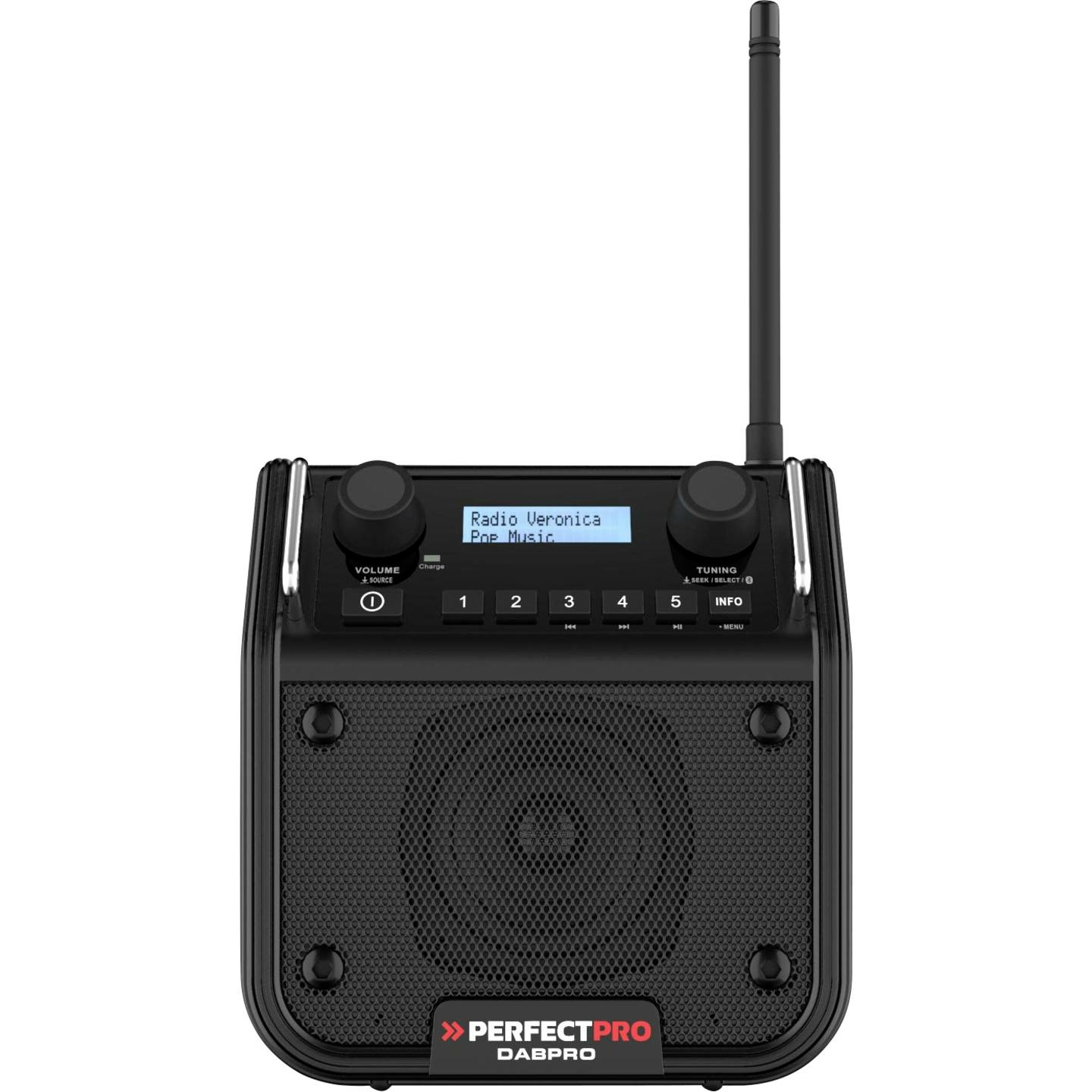 Perfect Pro Dabpro Radio Baustellenradio Stoßfest Dab+ Ukw Aux Bluetooth Schwarz B-Ware Perfect Pro Dabpro Radio Baustellenradio Stoßfest Dab+ Ukw Aux Bluetooth Schwarz B-Ware von PerfectPro