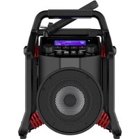 PerfectPro PowerPlayer Baustellenradio DAB+, UKW AUX, Bluetooth®, USB Akku-Ladefunktion, spritzwass von PerfectPro