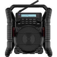 PerfectPro UBOX500R Baustellenradio DAB+, UKW Bluetooth®, AUX, USB Akku-Ladefunktion, stoßfest Sch von PerfectPro