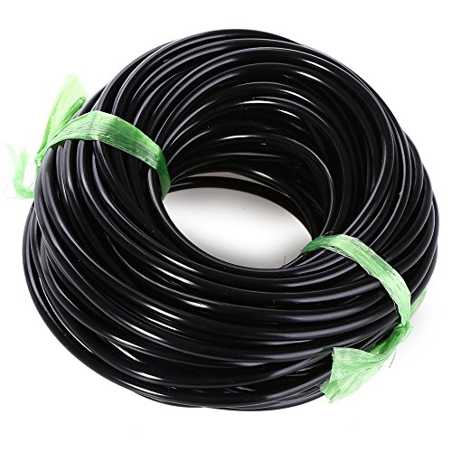 Perfectii 20m Mikro Tröpfchenbewässerung, PVC Schlauch, Schwarz, 3/5mm, 1mm Wandstärke, 5mm Außendurchmesser, 5 bars Max. Druck, Drip Bewässerungsschlauch, 1 Stück Perfectii 20m Mikro Tröpfchenbewässerung, PVC Schlauch, Schwarz, 3/5mm, 1mm Wandstärke, 5mm Außendurchmesser, 5 bars Max. Druck, Drip Bewässerungsschlauch, 1 Stück von Perfectii